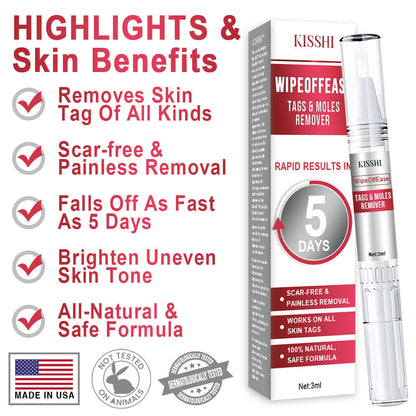 KISSHI™ WipeOffEase Tags & Moles Remover🌟Special Deals🌟