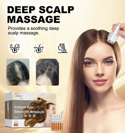 KISSHI™ Deep Scalp Massage Roller (Includes Hair Strengthening Ampoule)