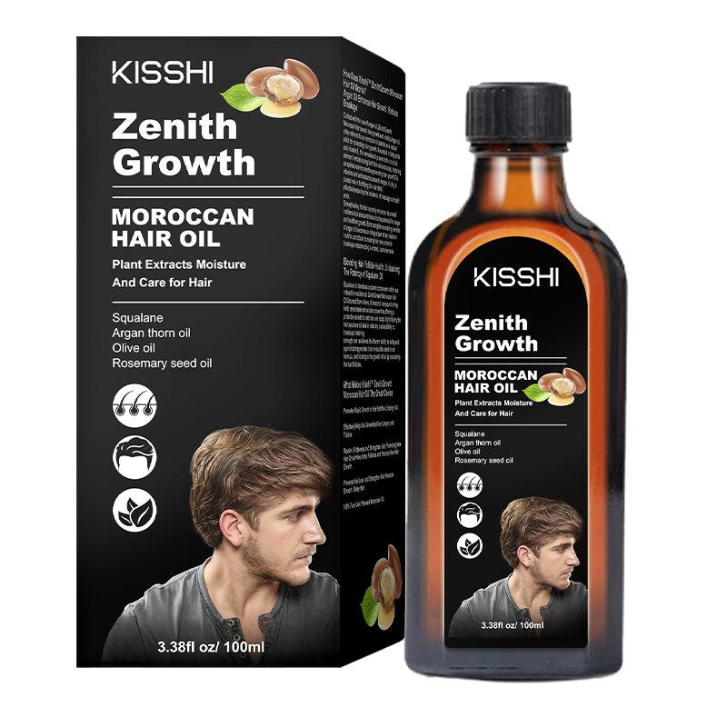 KISSHI™ ZenithGrowth Moroccan Hair Oil