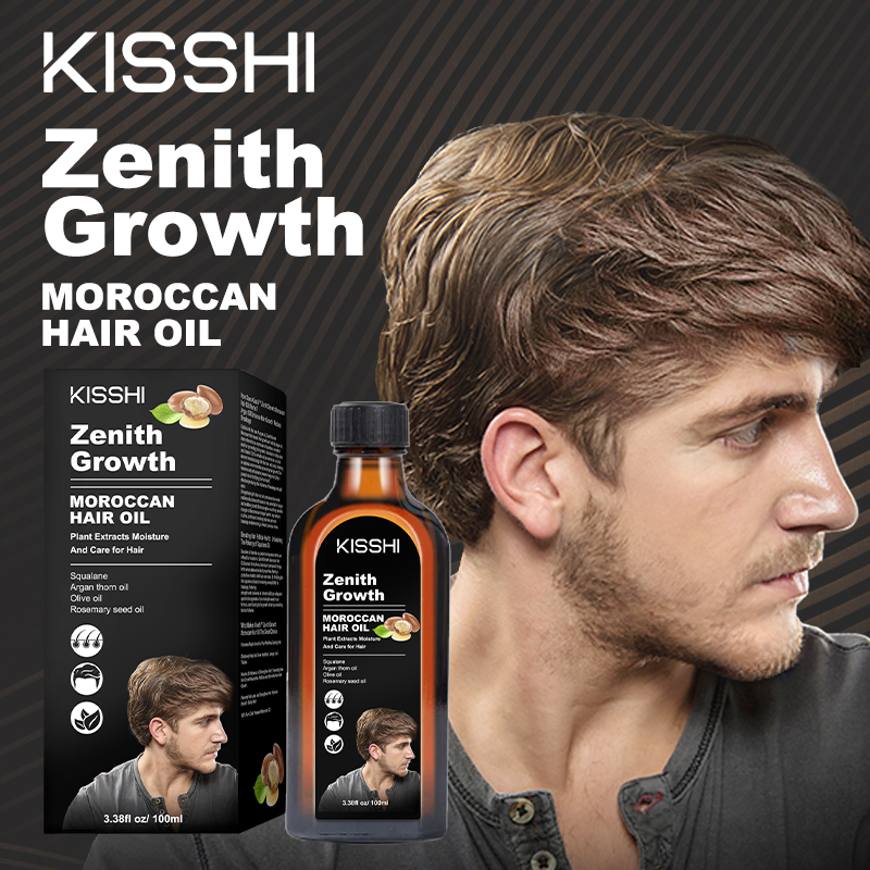 KISSHI™ ZenithGrowth Moroccan Hair Oil