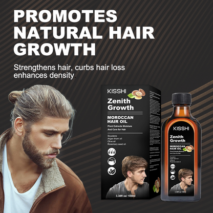 KISSHI™ ZenithGrowth Moroccan Hair Oil