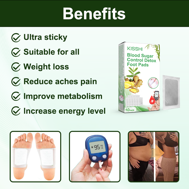 KISSHI™ Blood Sugar Control  Detox Foot Pads